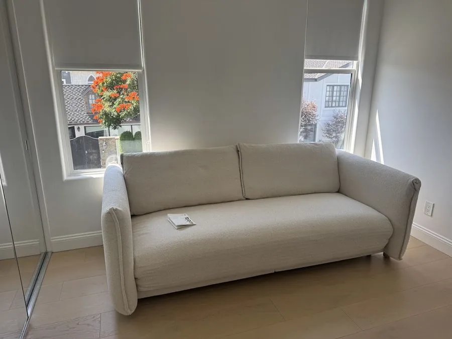 Bouclé sofa