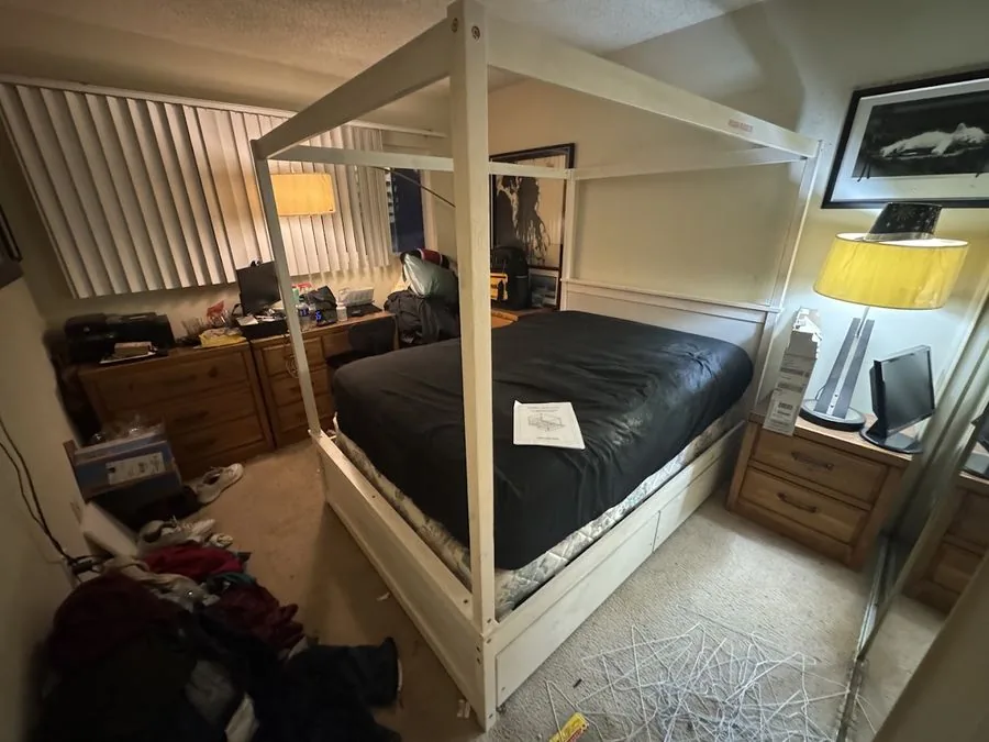 Canopy bed frame