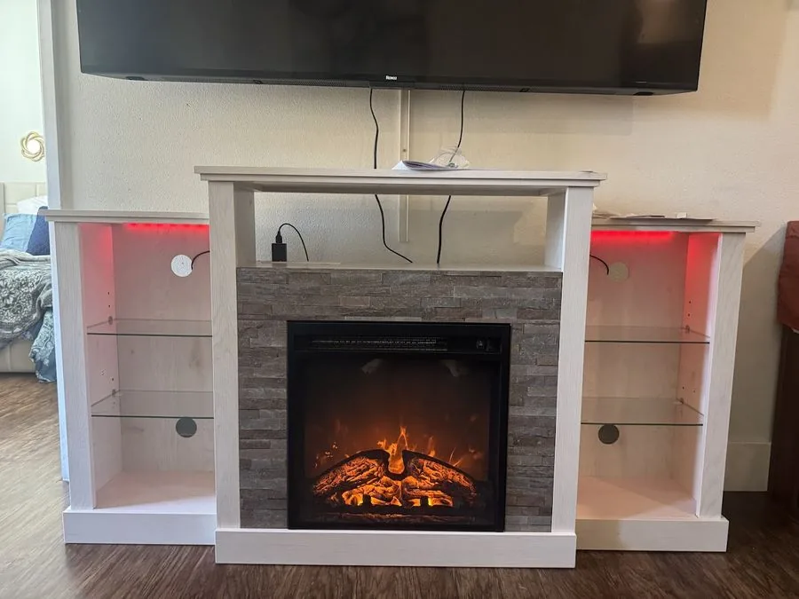 Fireplace console