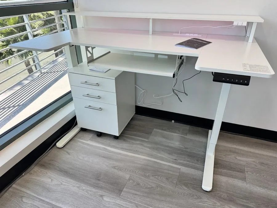 Standing desk setup
